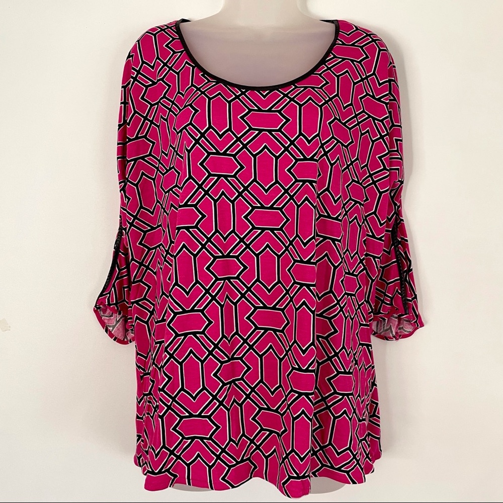 INC International Concepts Pink Blouse - Picture 1 of 4